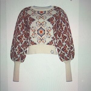 Cara Cara  Esme sweater Multicolor Patterned Sweater, size small